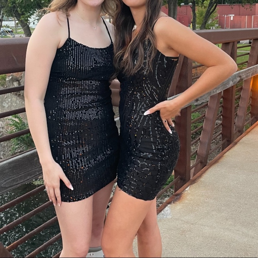 Black sparkly dress